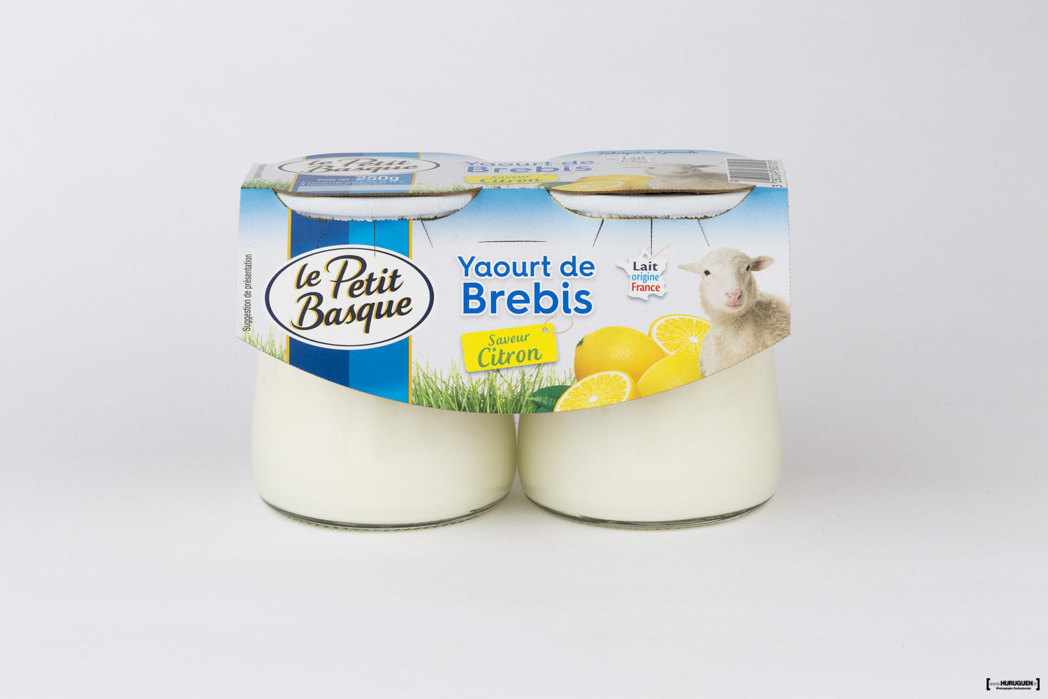 Yaourt de brebis saveur citron - Le Petit Basque